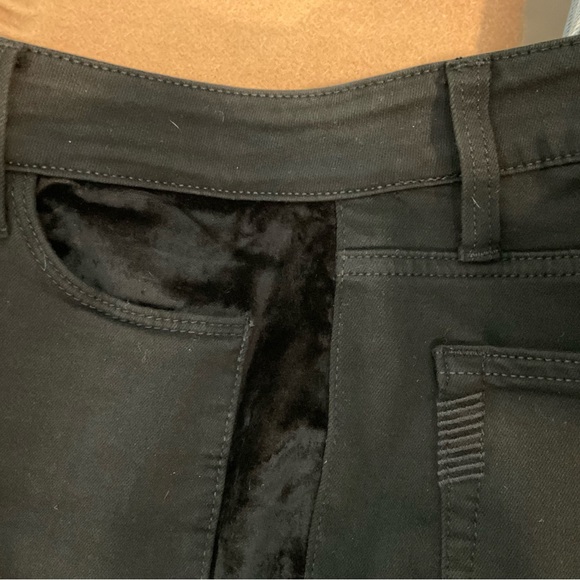 PAIGE BLACK HOXTON ULTRA SKINNY TUXEDO SIDE STRIPE JEANS - Picture 16 of 16